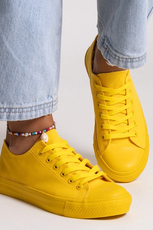 Geltoni klasikiniai Nudar sportbačiai