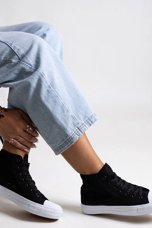 Juodi Ghanem aukštakulniai sportbačiai