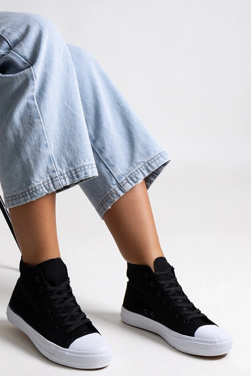 Juodi Ghanem aukštakulniai sportbačiai