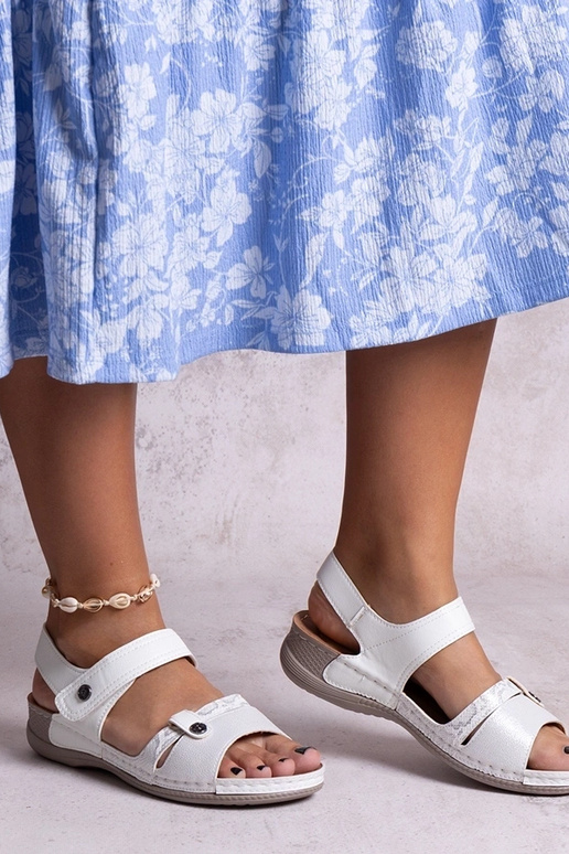 Huri baltos platforminės basutės Huri baltos platforminės basutės