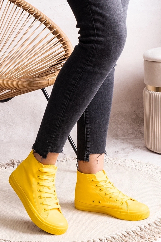 Rafife geltoni aukštakulniai sportbačiai