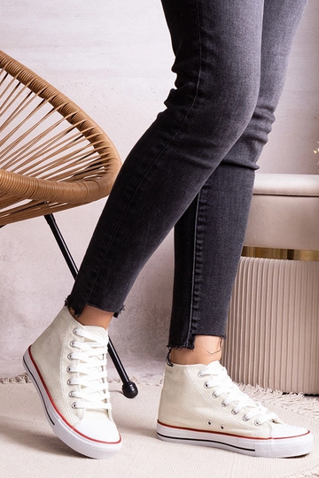 Balti aukšti sportbačiai iš... 2