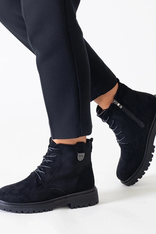 Juodi dirbtiniai zomšiniai darbiniai...