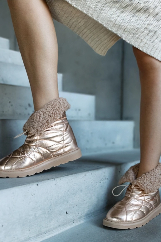 Caellita auksiniai izoliuoti sniego...