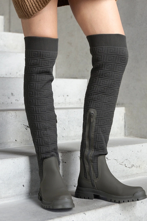 Green Scarlett matinio audinio batai