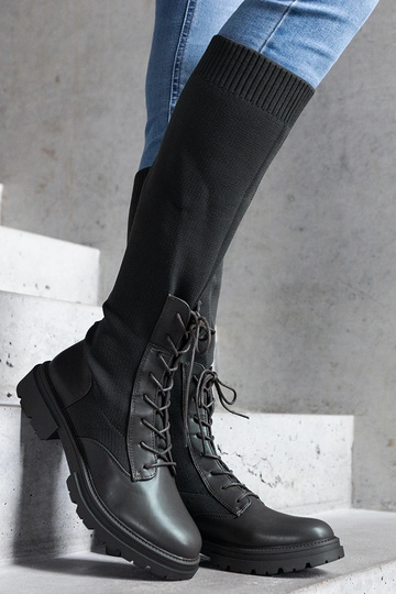 Žali užsegami aulinukai su... 2