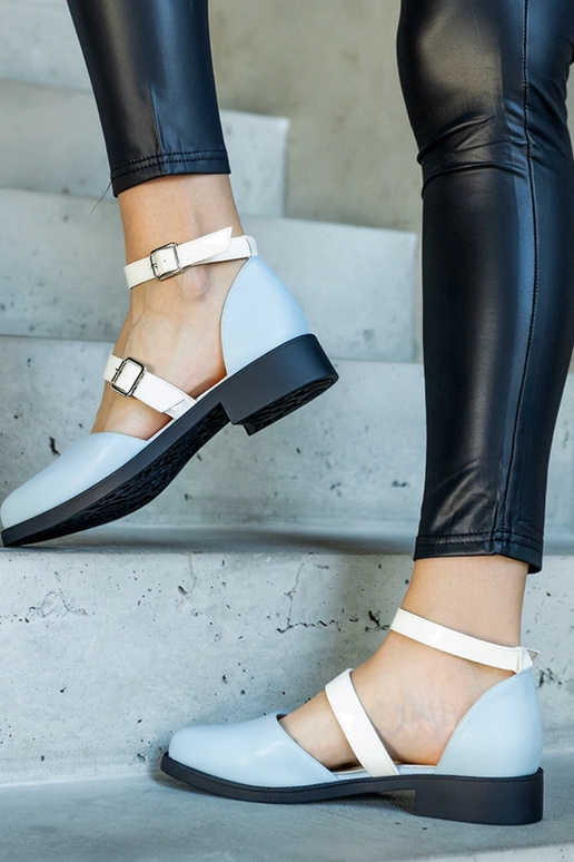 Josiane Blue Buckle baleto butai Josiane Blue Buckle baleto butai