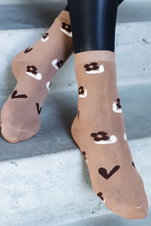 Juodos ir baltos šiltos kojinės Sella Juodos ir baltos šiltos kojinės Sella