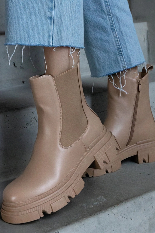 Bežiniai šilti botkai su užtrauktuku...