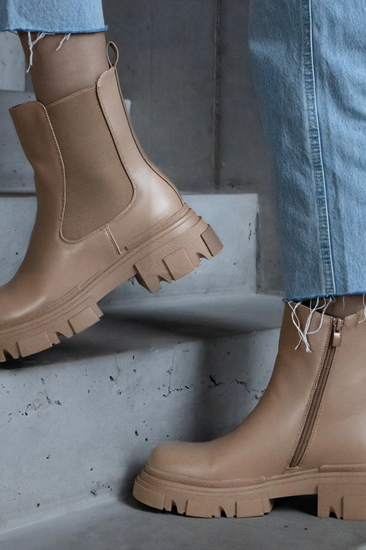 Bežiniai šilti botkai su užtrauktuku...