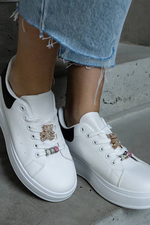 Baltos spalvos sportbačiai su...