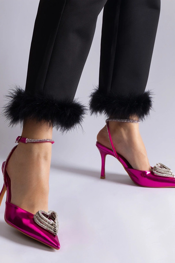 Rožinės atviros pompos,...