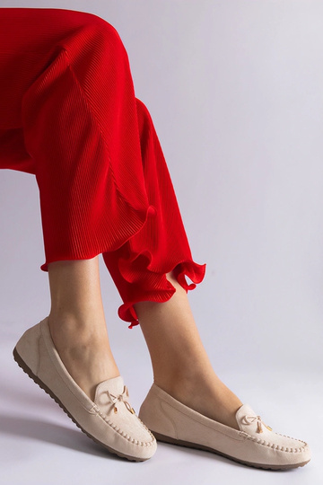 Smėlio spalvos zomšiniai... 2