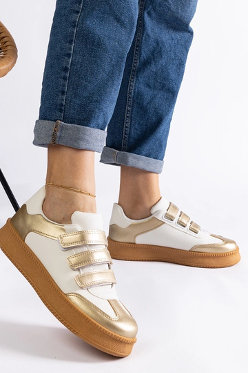 Mena auksiniai Velcro sportbačiai 2