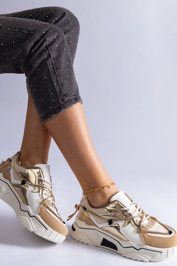 Smėlio spalvos sportbačiai,...