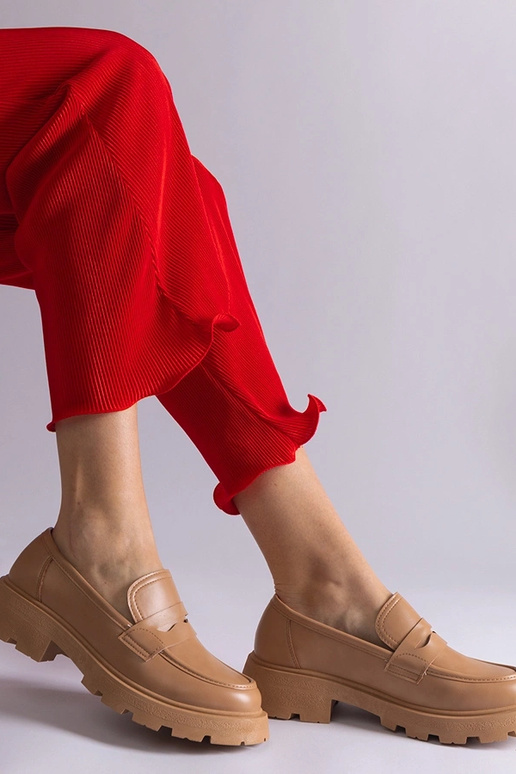 Tamsiai smėlio spalvos moteriški...