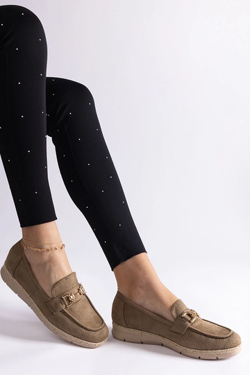 Žali moteriški mokasinai iš... 2