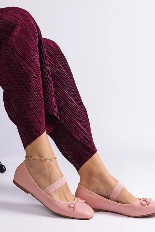 Rožinės baleto kelnaitės su elastingu...