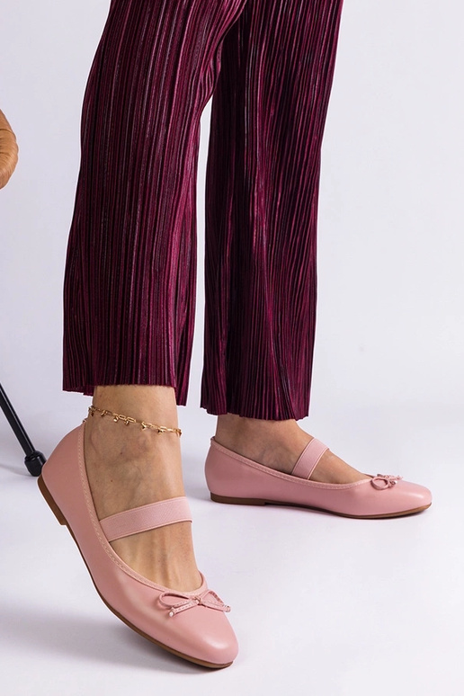 Rožinės baleto kelnaitės su elastingu...