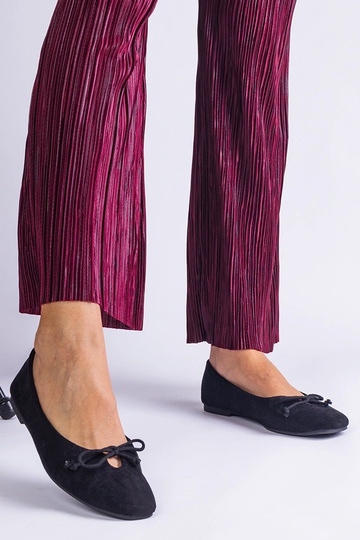 Juodi baleto buteliai su dekoratyviniu lankeliu Pollinos 2