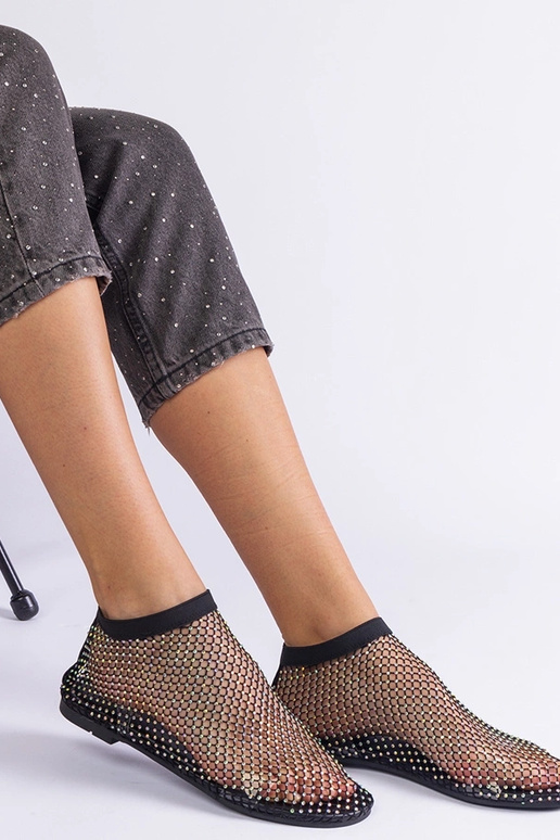 Juodos tinklinės basutės su... Juodos tinklinės basutės su...