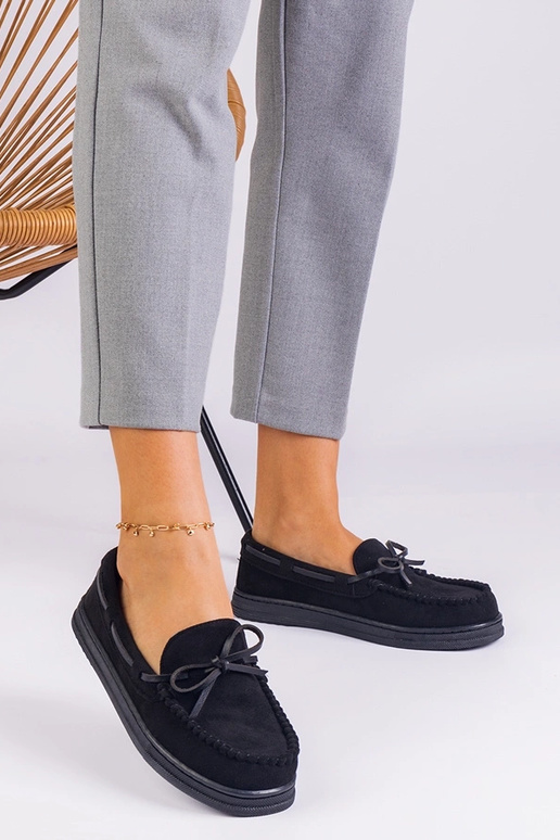 Juodi moteriški dirbtiniai zomšiniai... Juodi moteriški dirbtiniai zomšiniai...