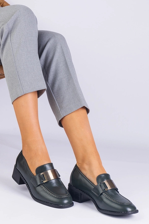 Žali moteriški aukštakulniai batai su...