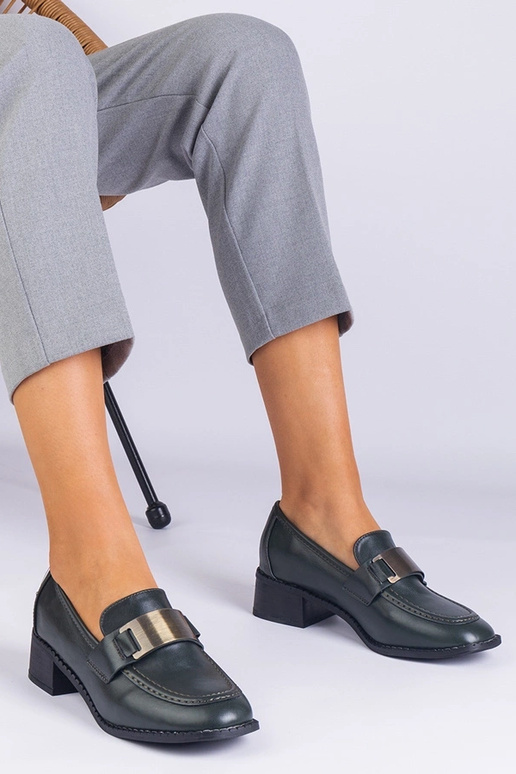 Žali moteriški aukštakulniai batai su...