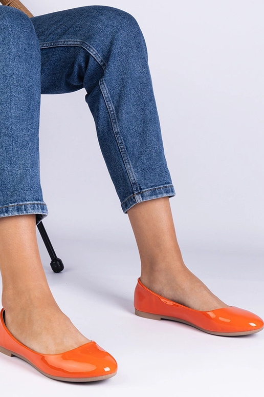 Aurika Oranžinės lakinės odos baleto...