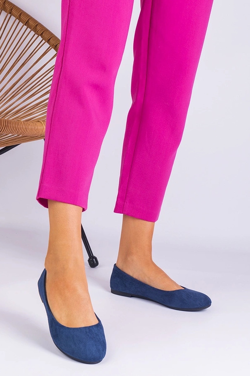 Tamsiai mėlynos moteriškos balerinos... Tamsiai mėlynos moteriškos balerinos...