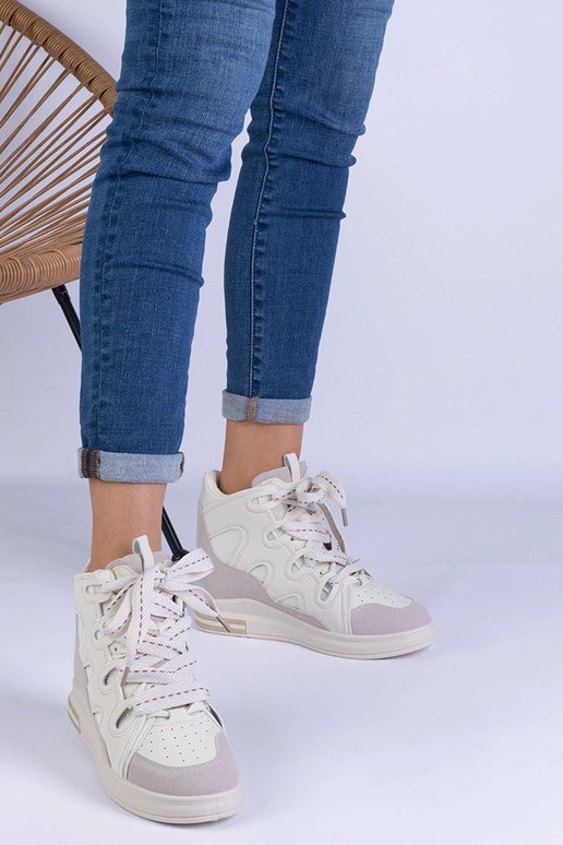 Balti moteriški sportbačiai su...