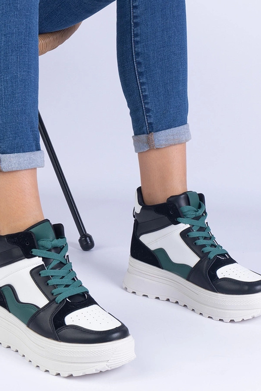 Juodai balti moteriški sportiniai...