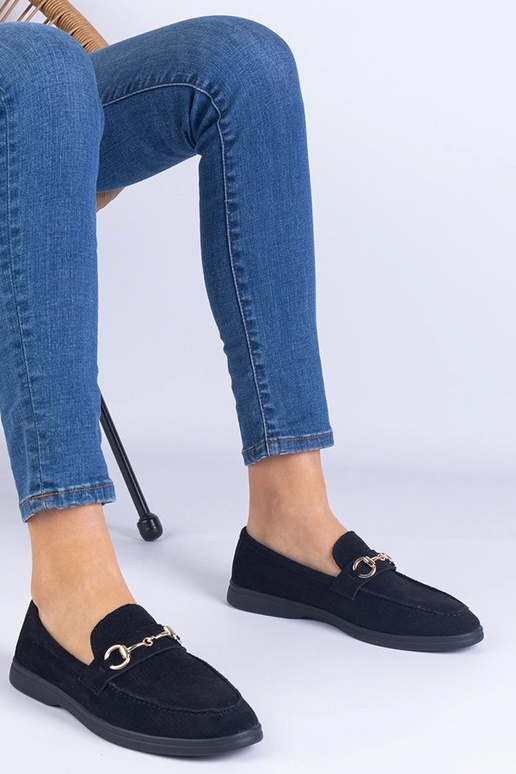 Juodi ažūriniai dirbtinio zomšo...