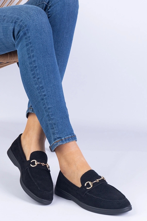 Juodi ažūriniai dirbtinio zomšo...