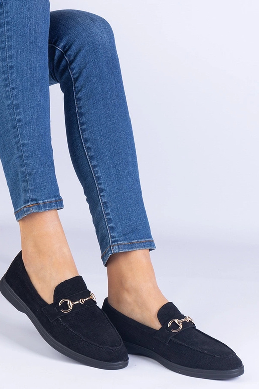 Juodi ažūriniai dirbtinio zomšo...