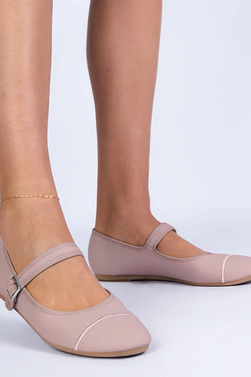 Longhola rožiniai balerinos su...