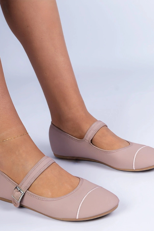 Longhola rožiniai balerinos su...