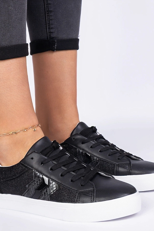 Walorin juodi sneakersai su gyvūnų...