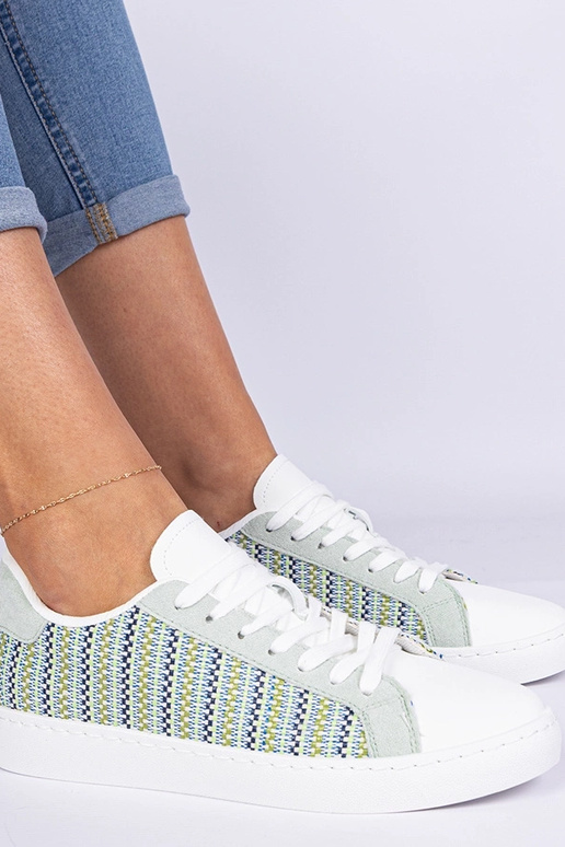 Žalios moteriškos audinės sportinės...