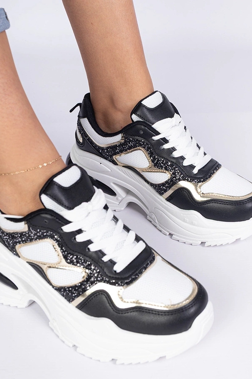 Juodi moteriški sportbačiai su...