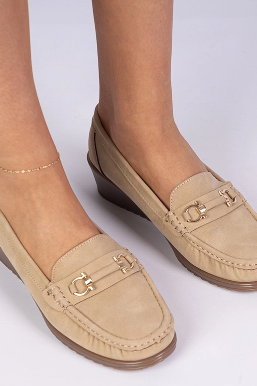 Rudi moteriški mokasynai ant...