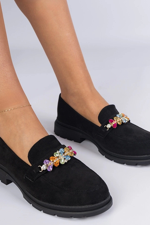 Juodos moteriškos mokasinos,...