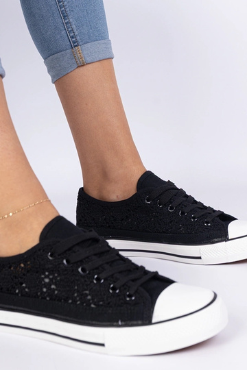 Juodi ażurowi moteriški... 2