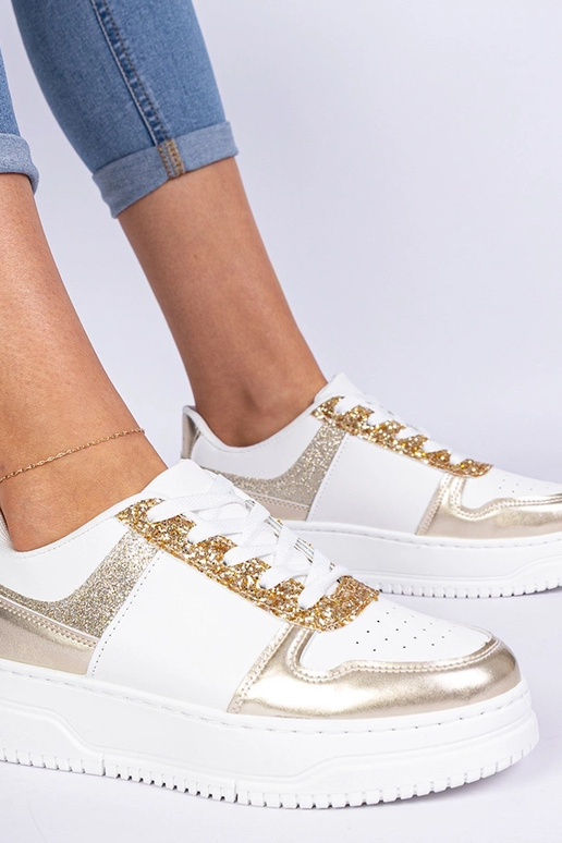 Auksiniai moteriški sportbačiai su...