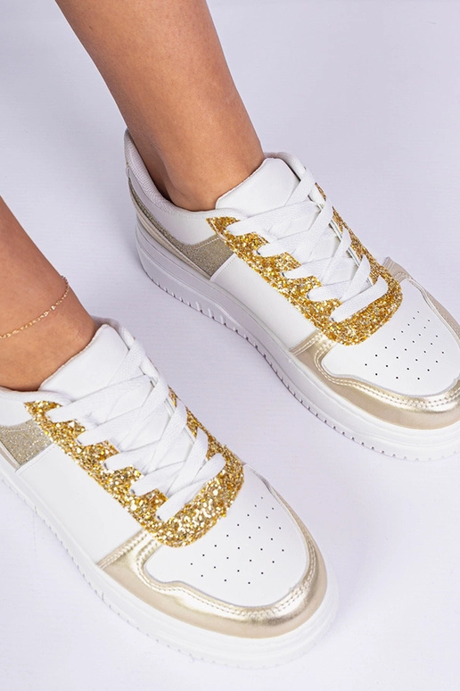 Auksiniai moteriški sportbačiai su...