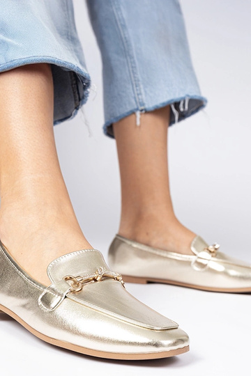 Auksinės mokasinos su...