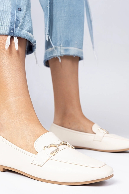 Bežinės elegantiškos mokasinos su... Bežinės elegantiškos mokasinos su...