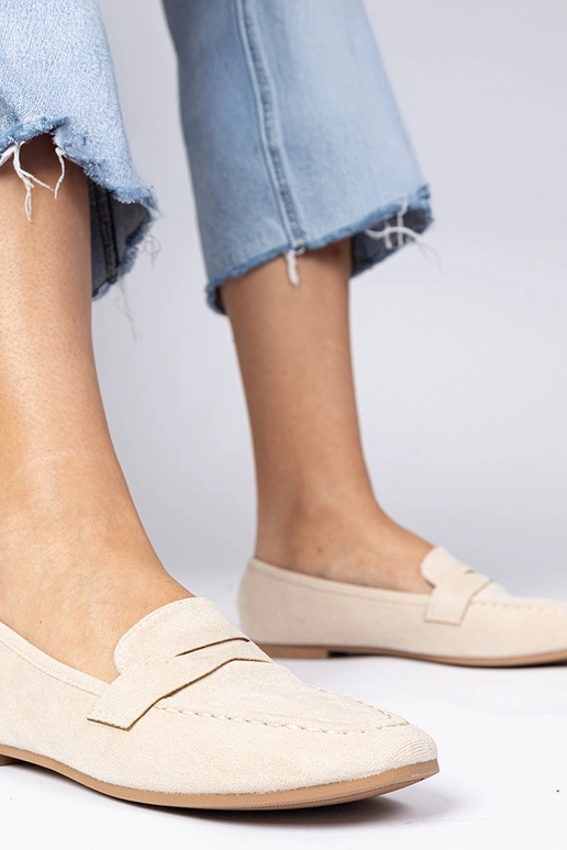 Bežinės elegantiškos mokasinos Palmarina Bežinės elegantiškos mokasinos Palmarina