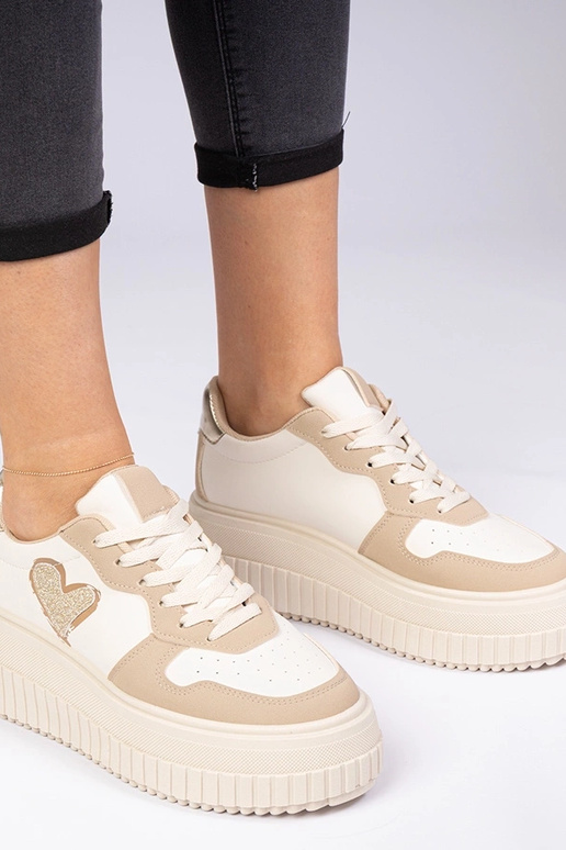 Rudi moteriški sneakeriai su... Rudi moteriški sneakeriai su...