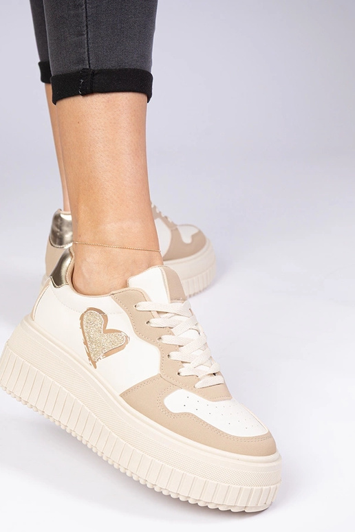 Rudi moteriški sneakeriai su... Rudi moteriški sneakeriai su...